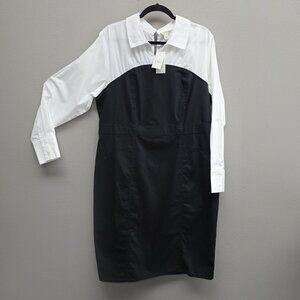 Cato Black and White Dress